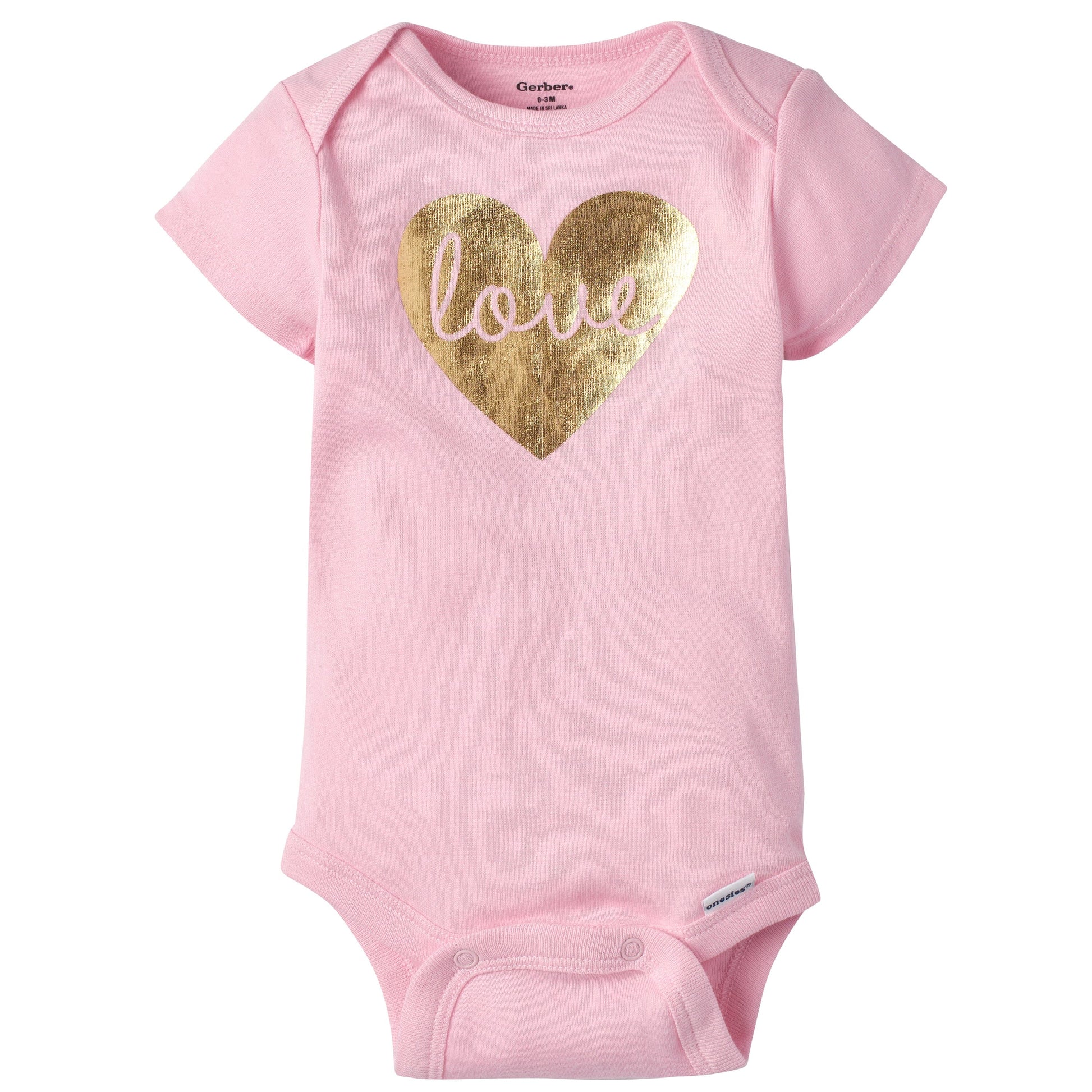 5-Pack Baby Girls Floral Short Sleeve Onesies® Bodysuits