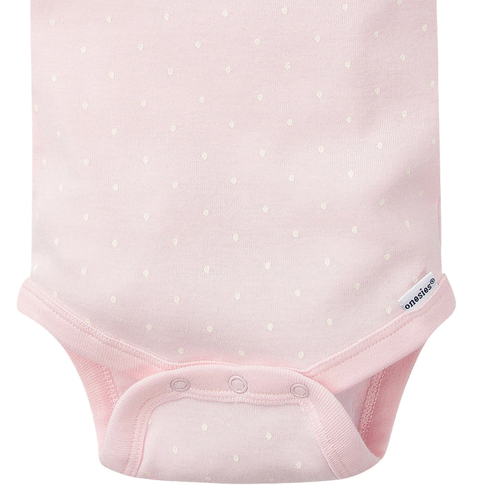 5-Pack Baby Girls Floral Short Sleeve Onesies® Bodysuits