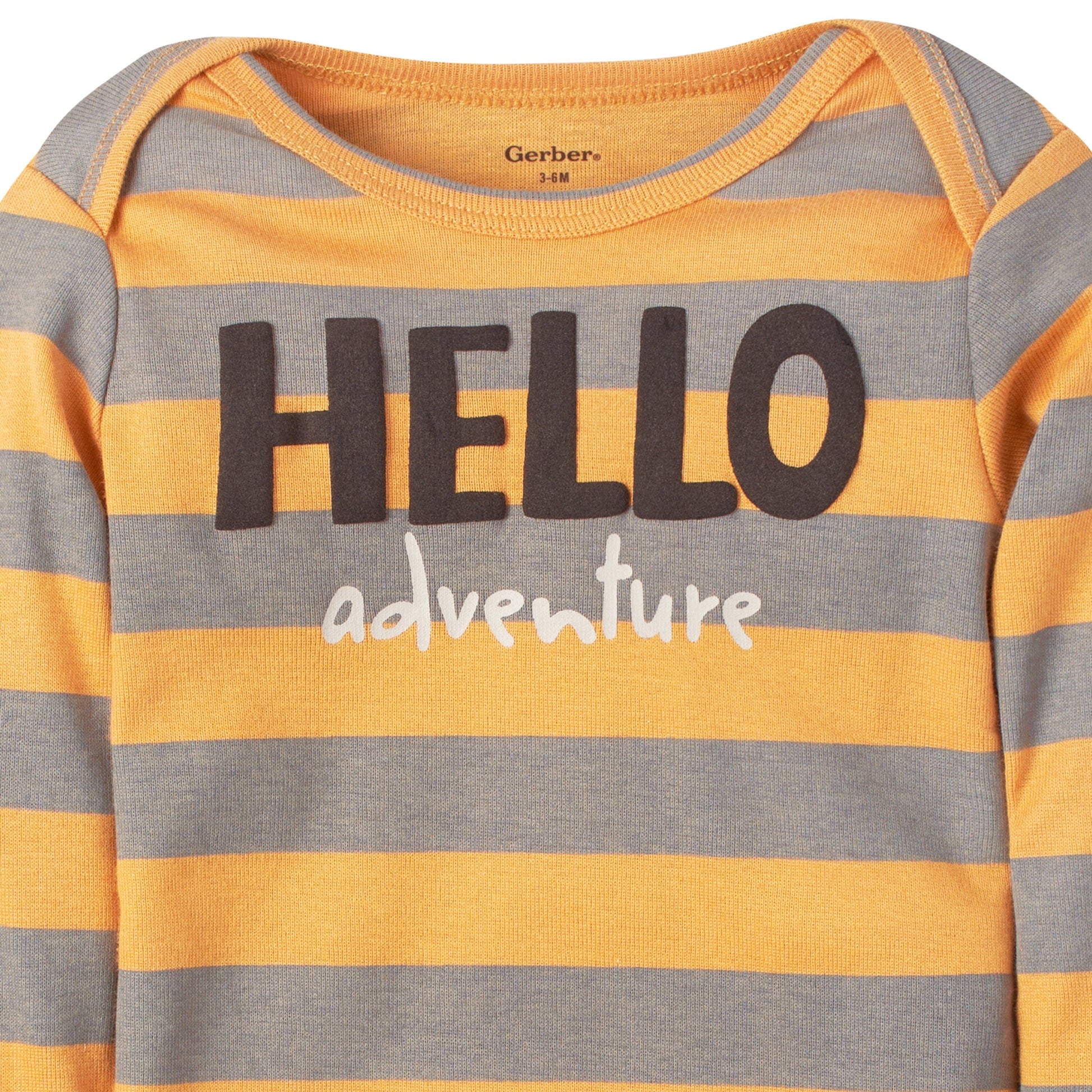 5-Pack Baby Boys Safari Long Sleeve Onesies® Bodysuits