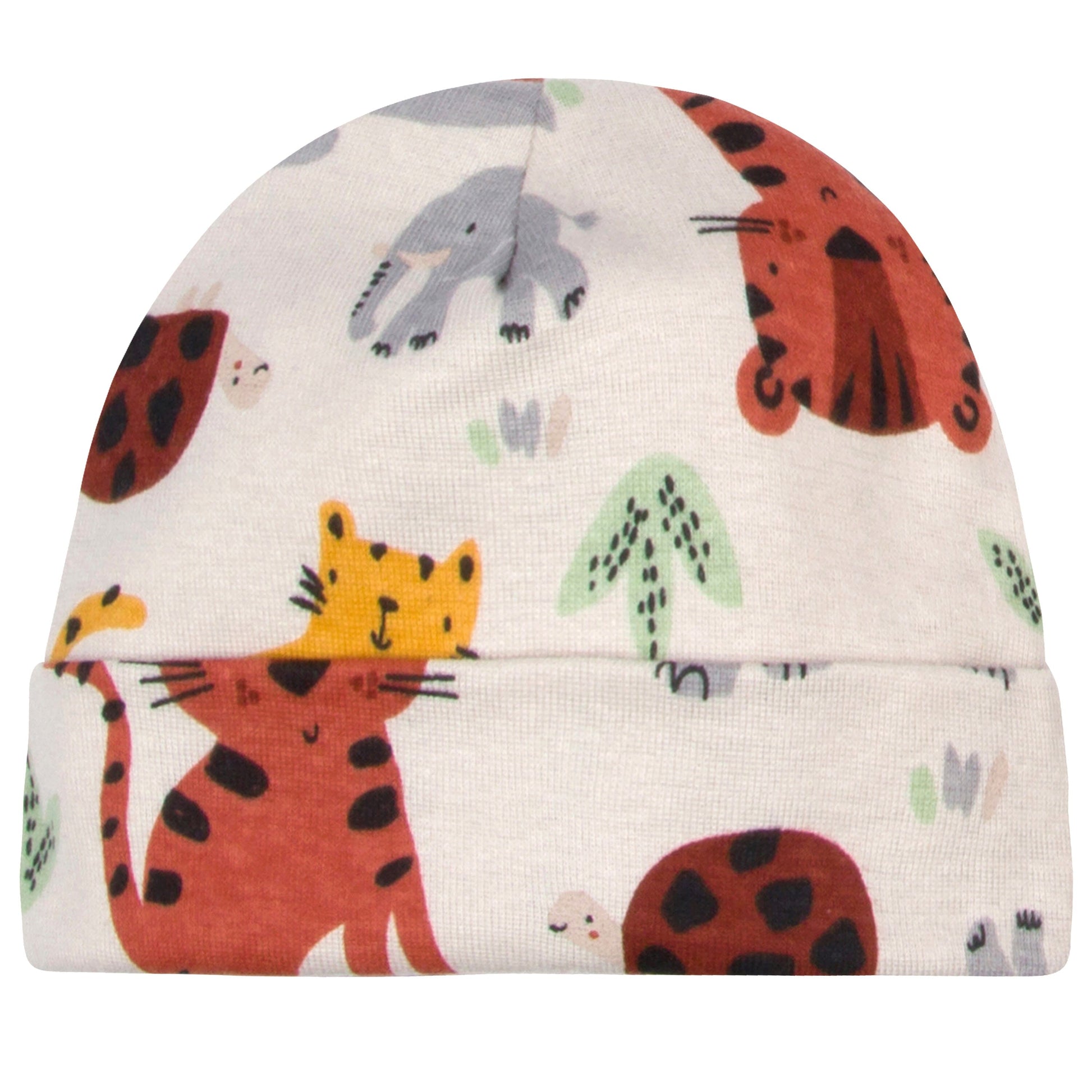 5-Pack Baby Boys Safari Caps