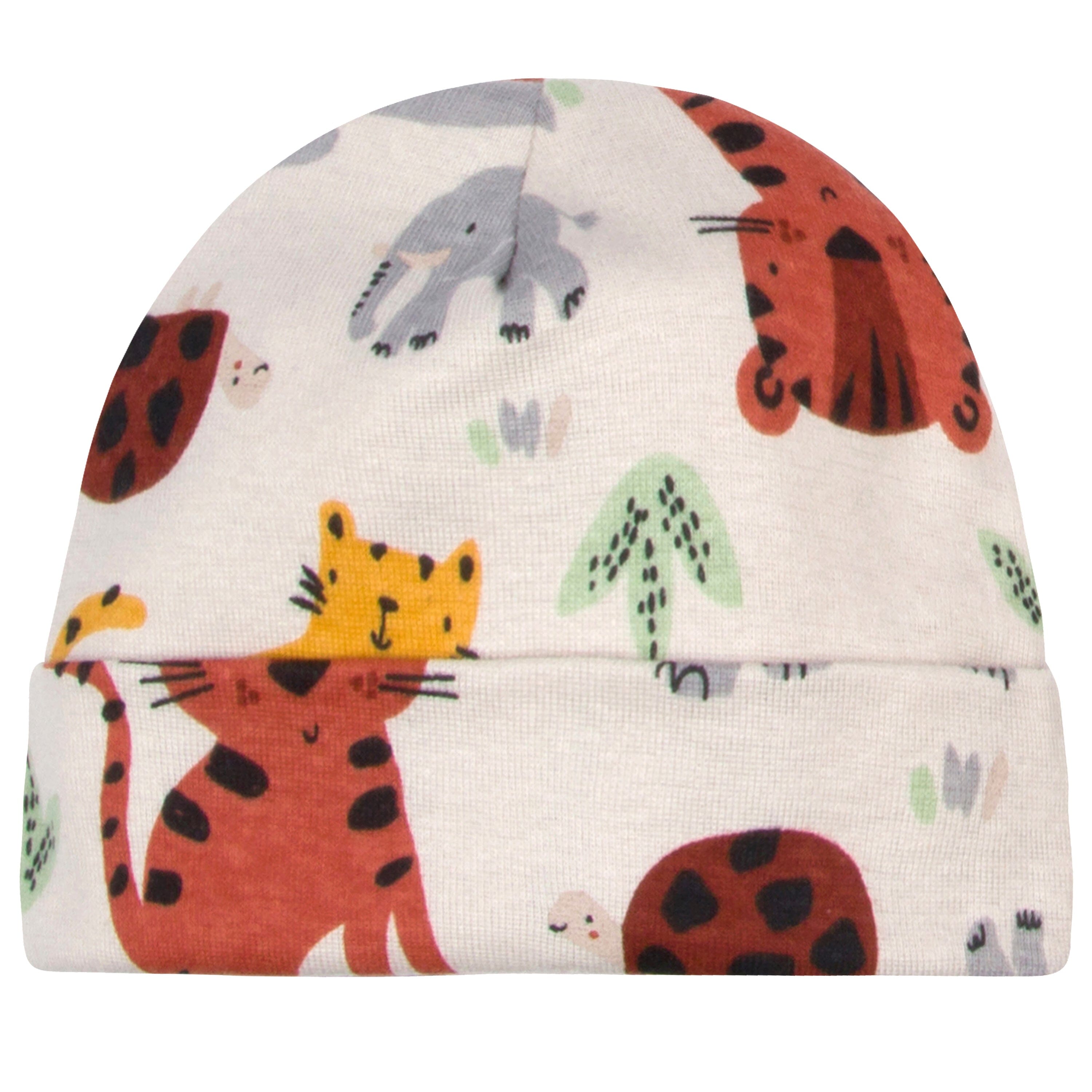 5-Pack Baby Boys Safari Caps