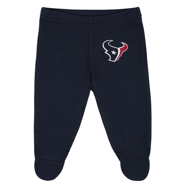 Baby Boys Houston Texans 3-Piece Bodysuit, Pant and Cap Set-Gerber Childrenswear
