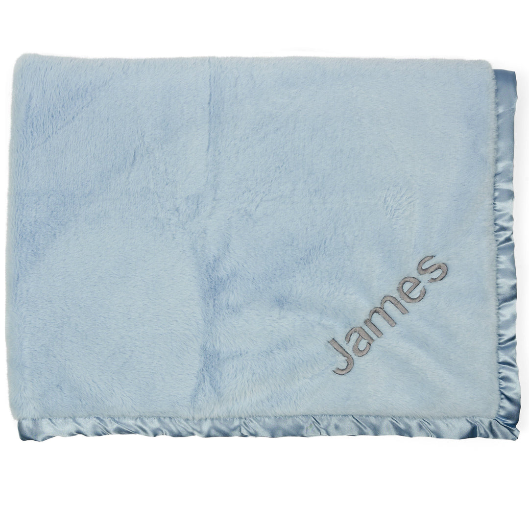 Embroidered Boys Light Blue Plush Blanket – Gerber Childrenswear