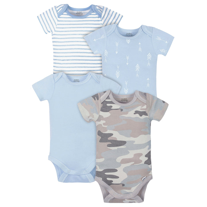 4-Pack Baby Boys Arrows Short Sleeve Onesies® Bodysuits