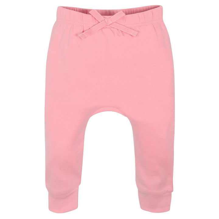4-Pack Baby Girls Pink Floral Jogger Pants