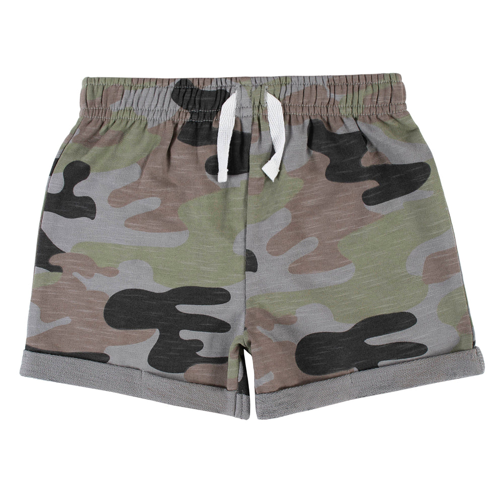 3-Pack Infant & Toddler Boys Camo & Gray Shorts