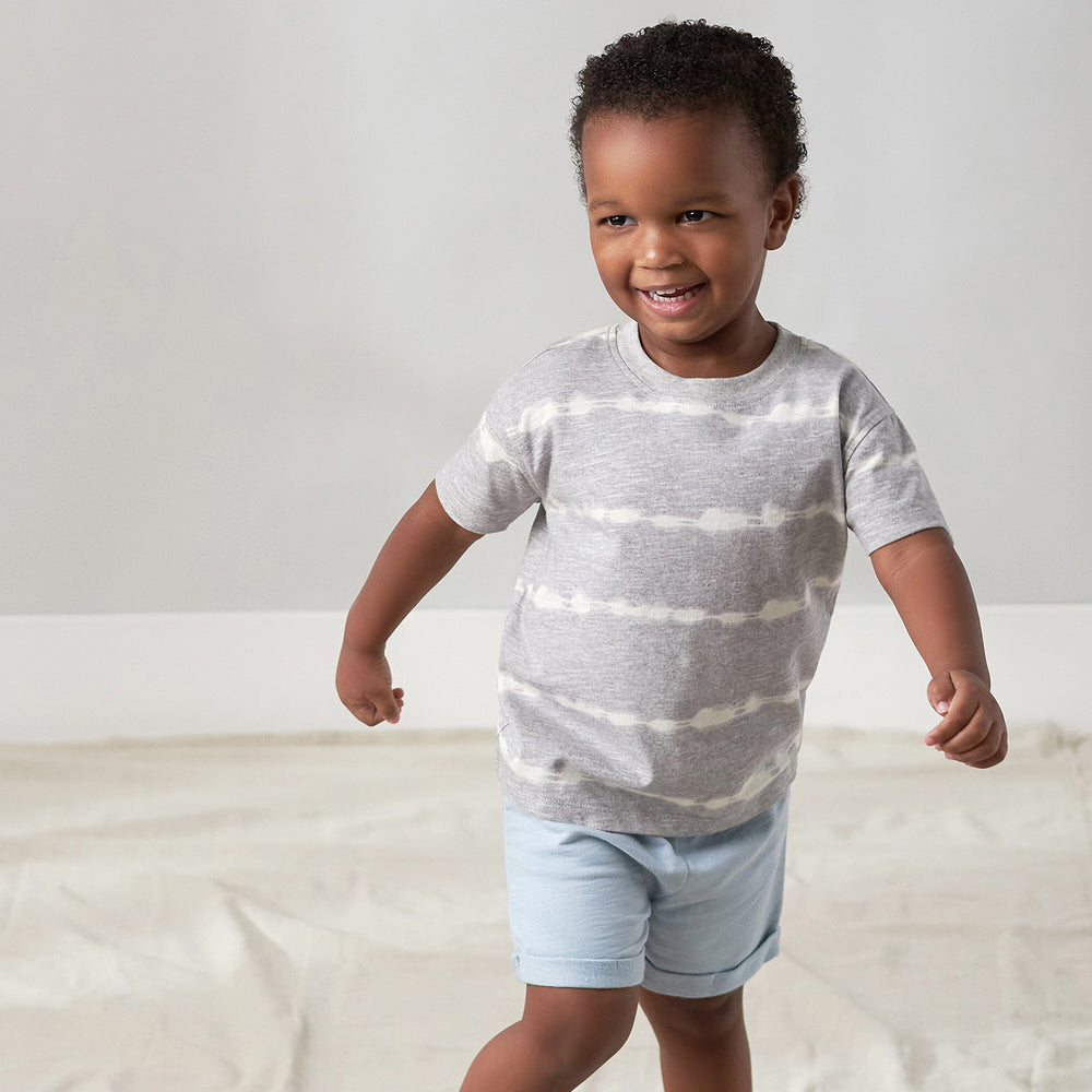 3-Pack Infant & Toddler Boys Tie Dye & Blue Shorts