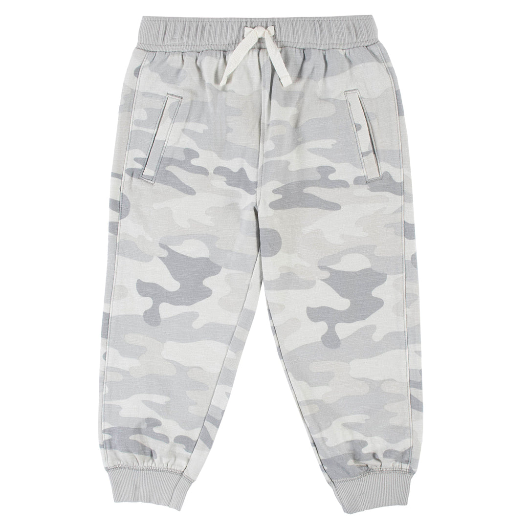 2-Pack Infant & Toddler Boys Camo & Seagrass Pocketed Joggers