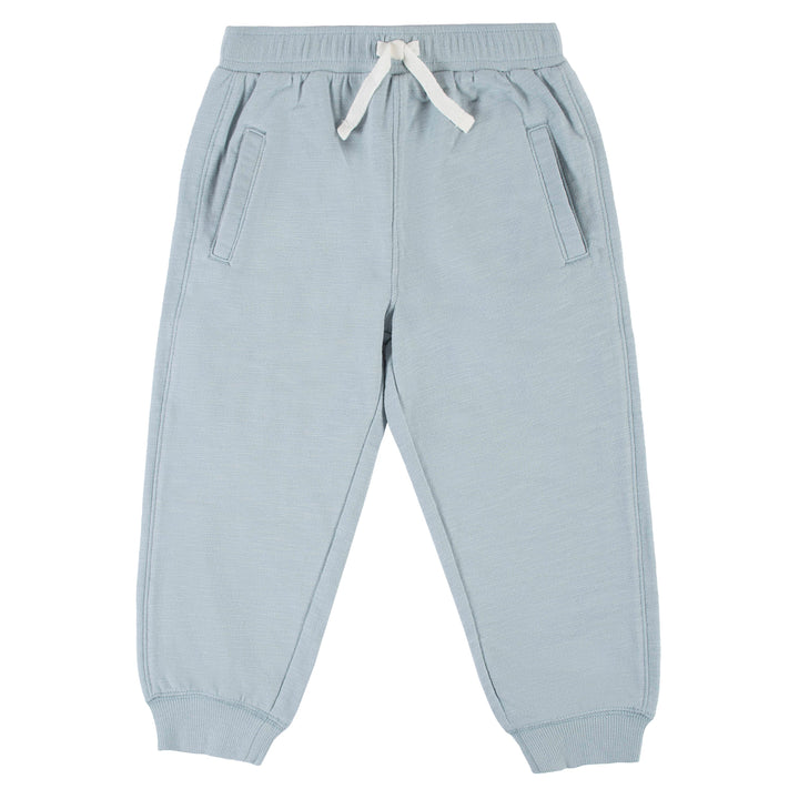 2-Pack Infant & Toddler Boys Blue & Gray Pocketed Joggers