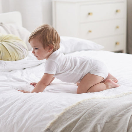 Baby 3-Pack Plain White Slip-On Shirt
