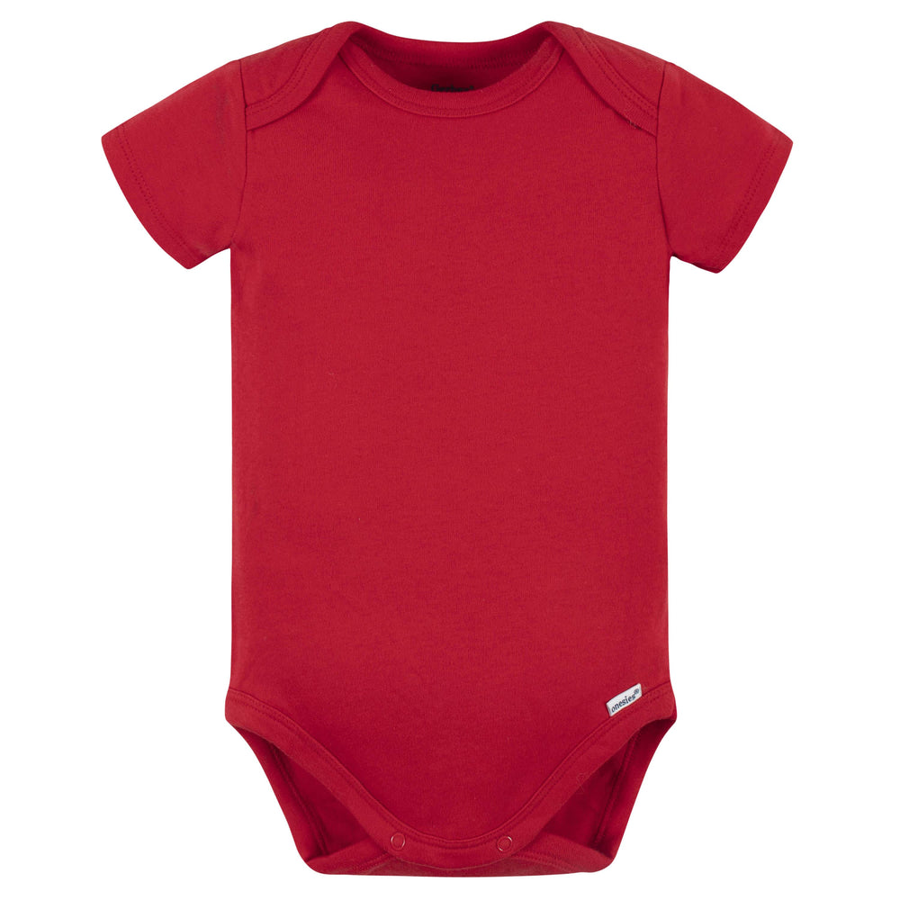 5-Pack Baby Red Premium Onesies® Bodysuits-Gerber Childrenswear