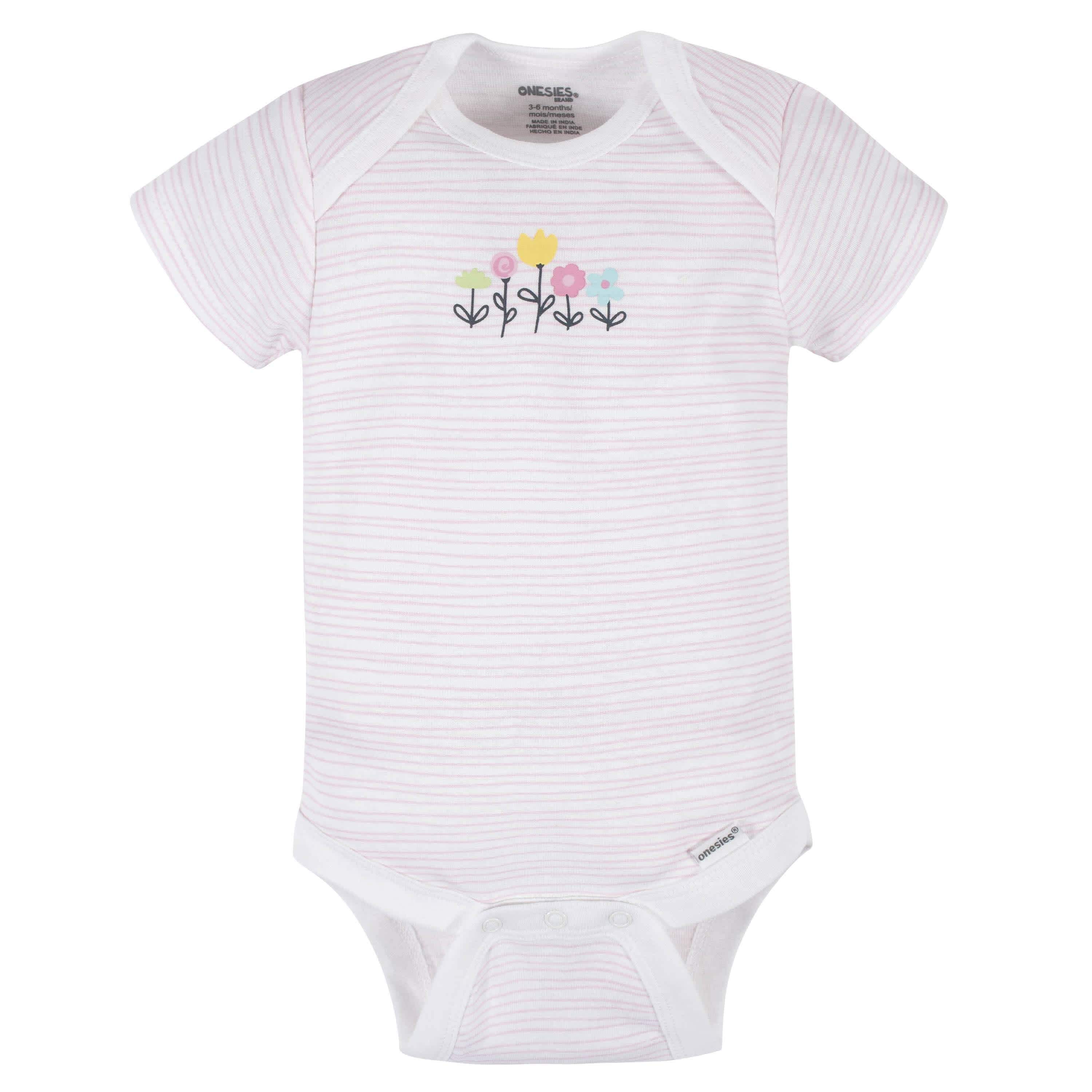 6-Piece Baby Girls Cat Onesies® Brand Bodysuit & Sleep N' Play Set-Gerber Childrenswear