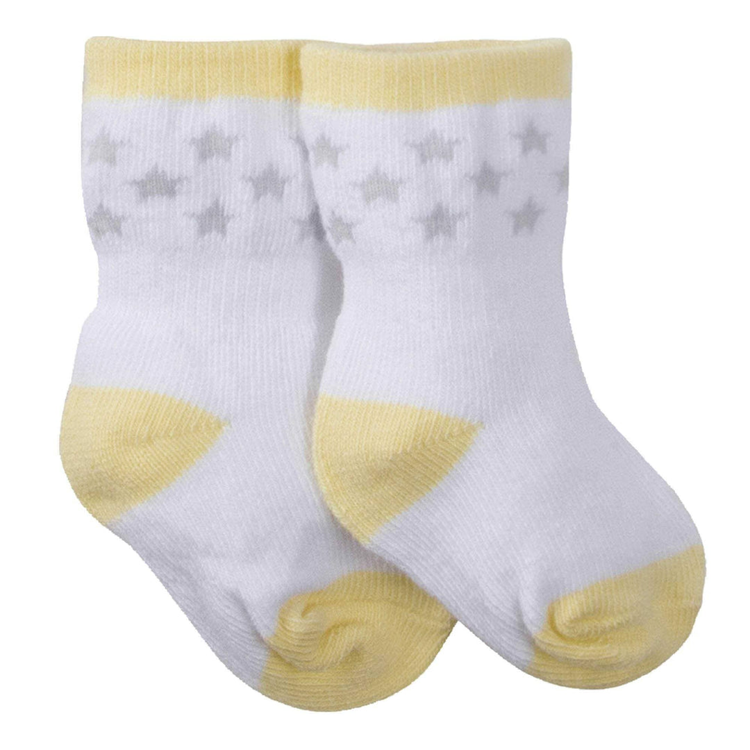 6-Pack Baby Girls' Bunny Wiggle Proof Jersey Crew Socks-Gerber Childrenswear