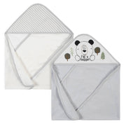 2-Pack Baby Boys Bear Hooded Towels-Gerber Childrenswear