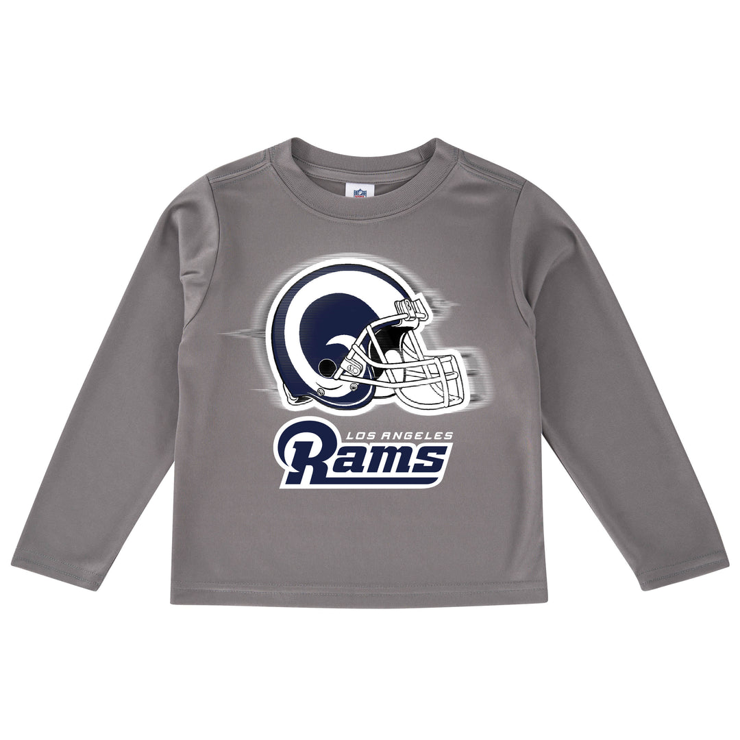 Los Angeles Rams Long Sleeve Logo Tee Shirt-Gerber Childrenswear