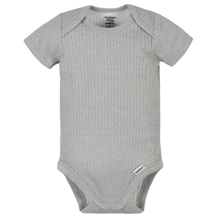 5-Pack Organic Baby Boys Jungle Short Sleeve Onesies® Bodysuits-Gerber Childrenswear