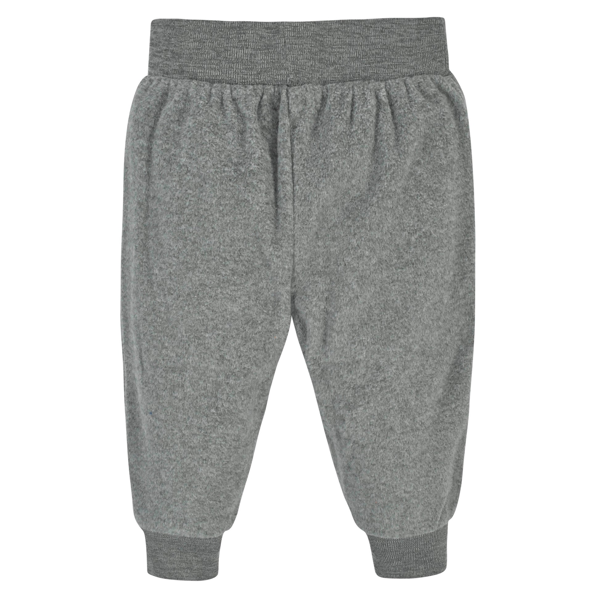 4-Pack Baby Boys Navy & Gray Microfleece Pants-Gerber Childrenswear