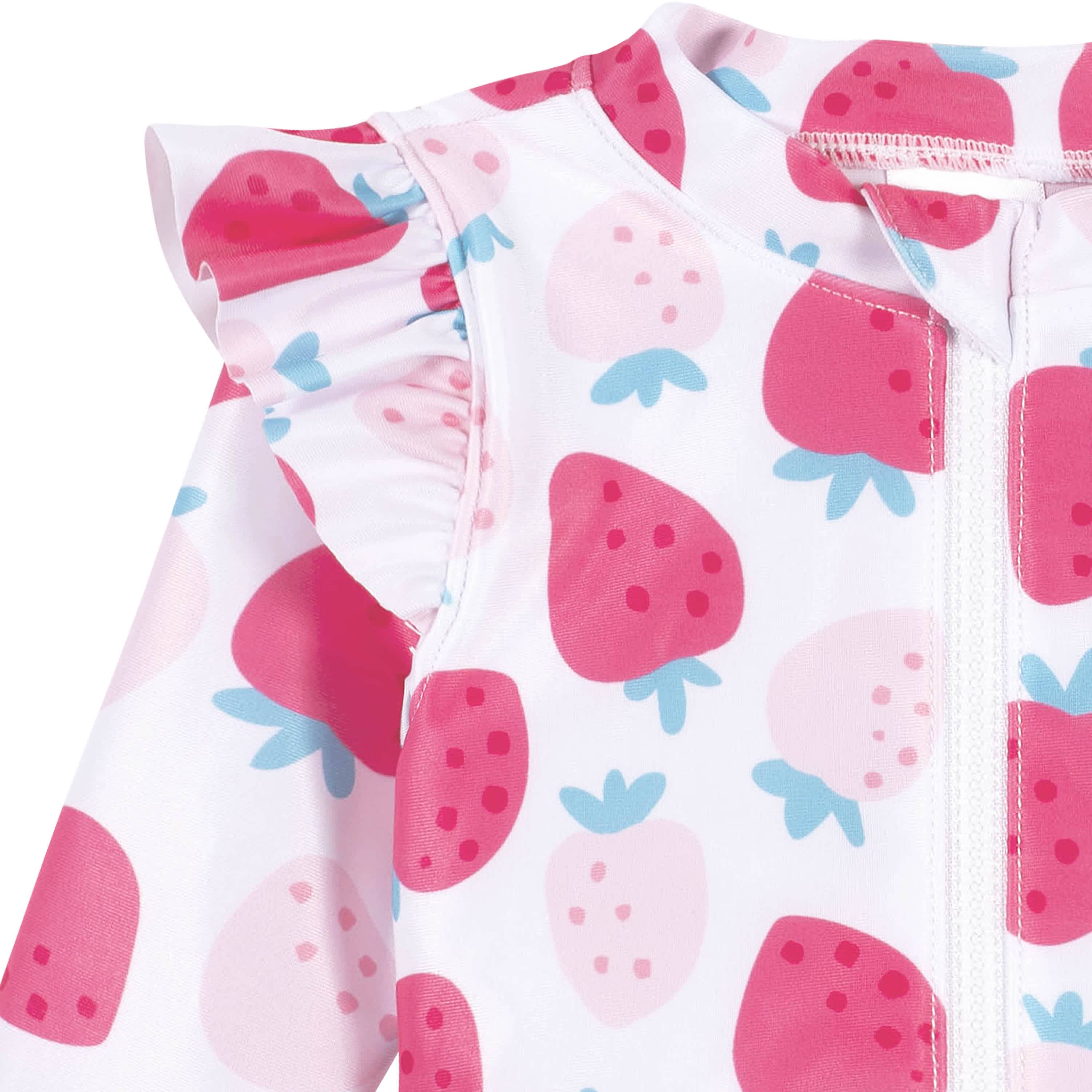 Baby & Toddler Girls Summer Blossom Rash Guard-Gerber Childrenswear