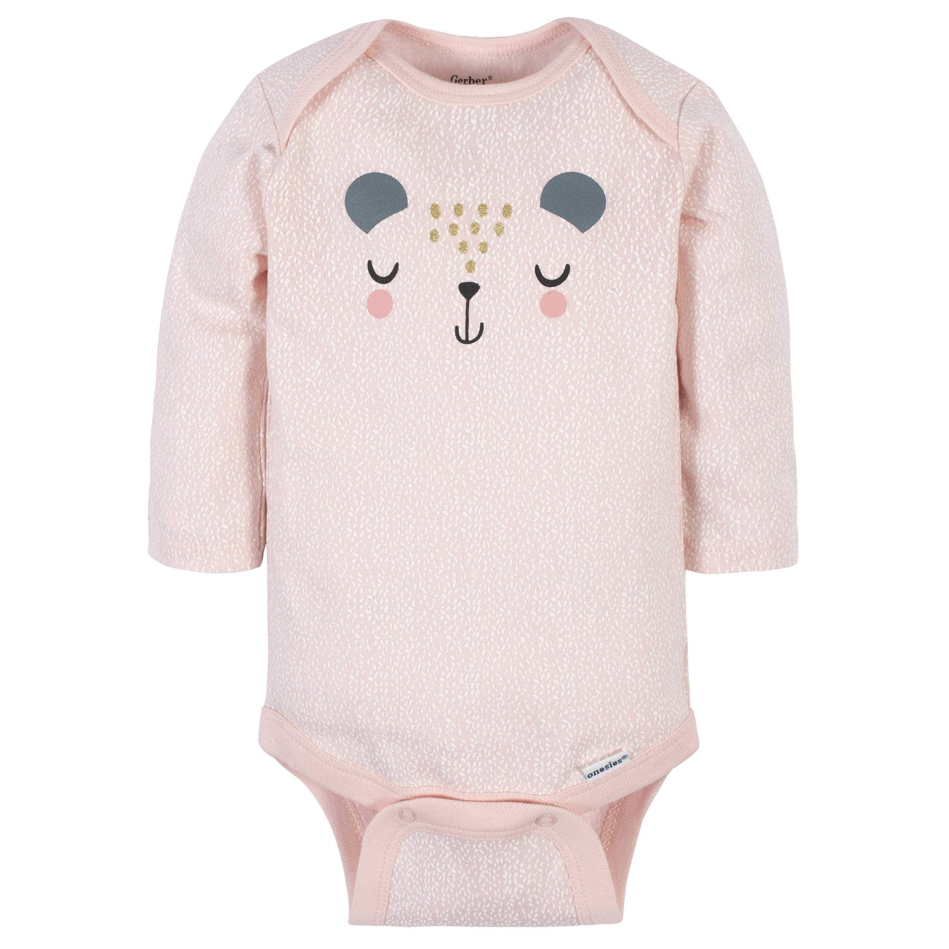 18-Piece Baby Girls Bear Sleep 'N Play, Onesies® Bodysuit, and Burpcloth Set-Gerber Childrenswear