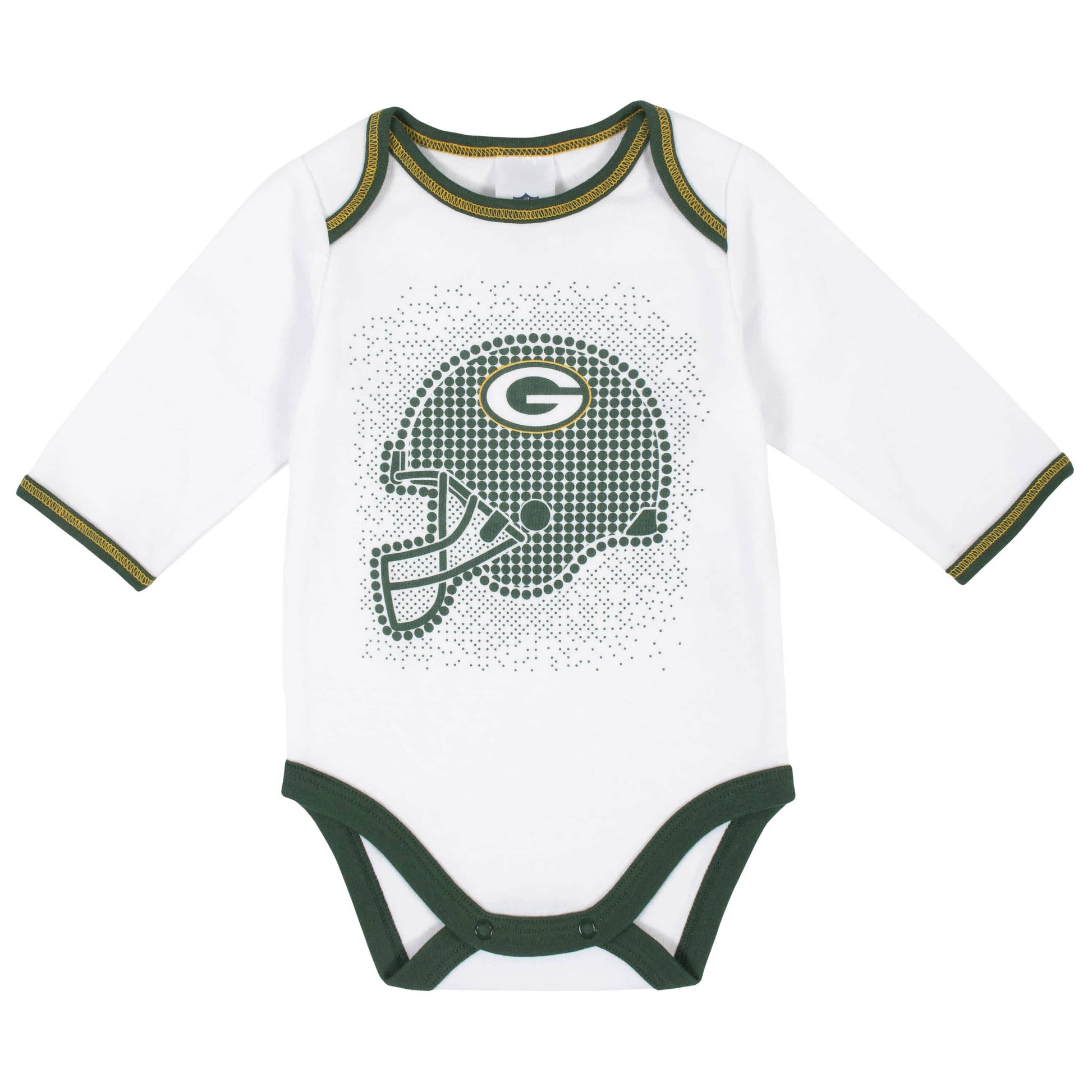 Green Bay Packers 3-Piece Baby Boys Bodysuit, Pant, and Cap Set-Gerber Childrenswear