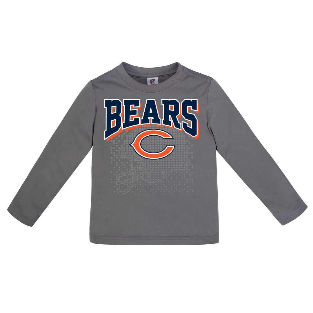 Chicago Bears Boys Long Sleeve Tee Shirt-Gerber Childrenswear
