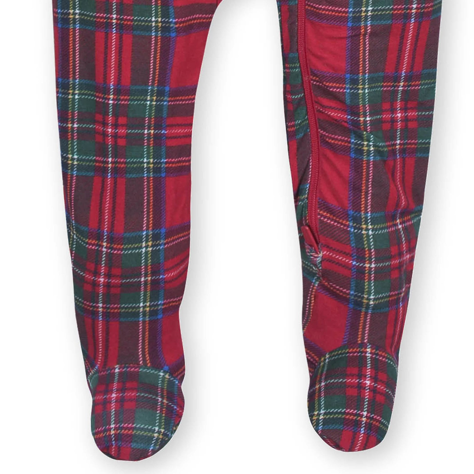 Baby Stewart Plaid Buttery-Soft Viscose Made from Eucalyptus Snug Fit Footed Pajamas