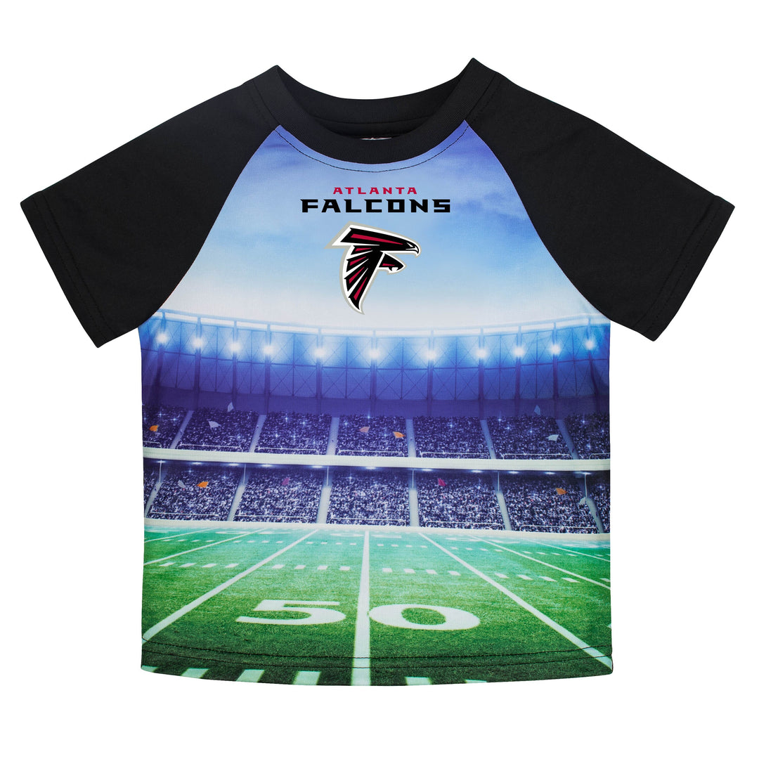 Atlanta Falcons Boys Short Sleeve Tee Shirt-Gerber Childrenswear