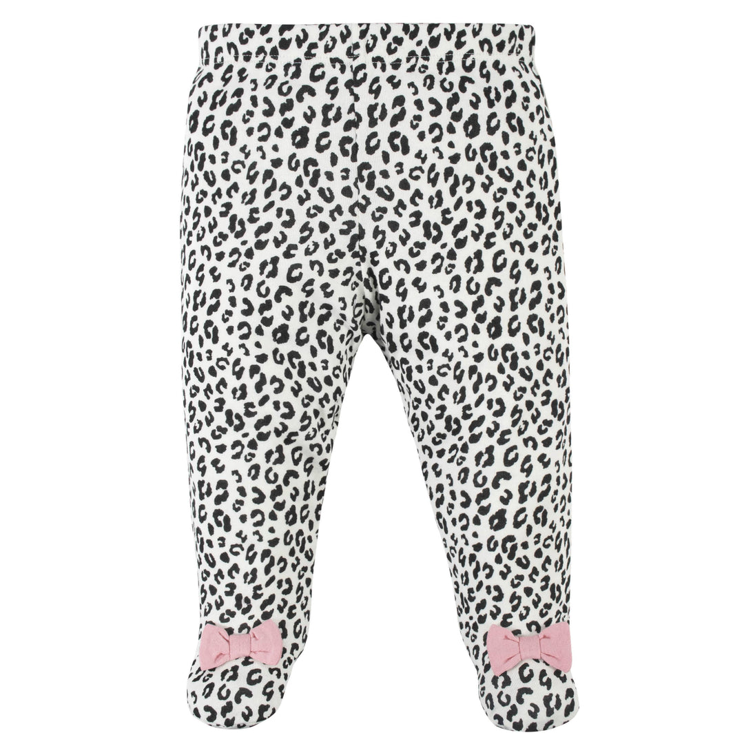 4-Piece Baby Girls Leopard Outfit Set-Gerber Childrenswear