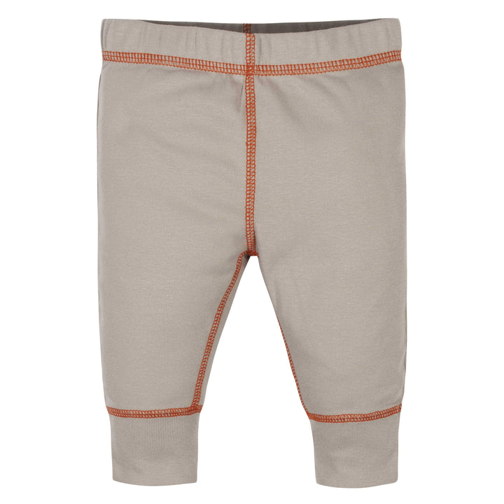 4-Piece Baby Boys Dinosaurs Onesies® Bodysuit, Short, Shirt, and Active Pant Set