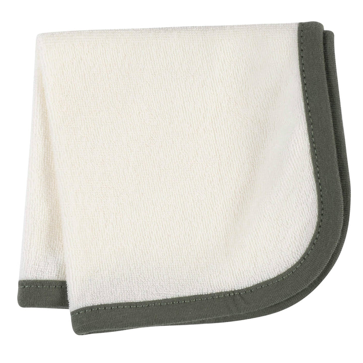 4-Piece Boys Bear Hooded Towel & Washcloth Set-Gerber Childrenswear