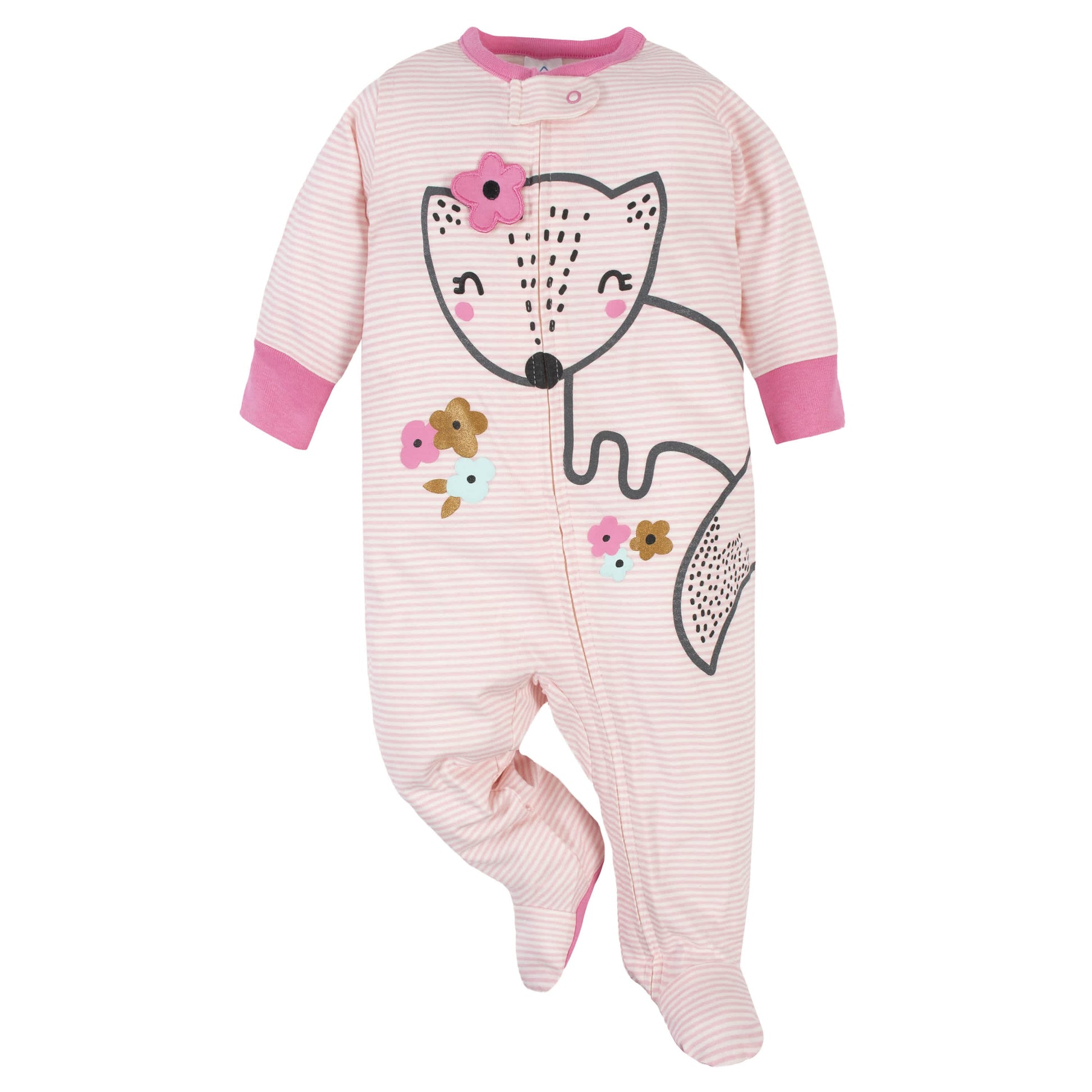 3-Pack Baby Girls Fox Sleep 'N Plays