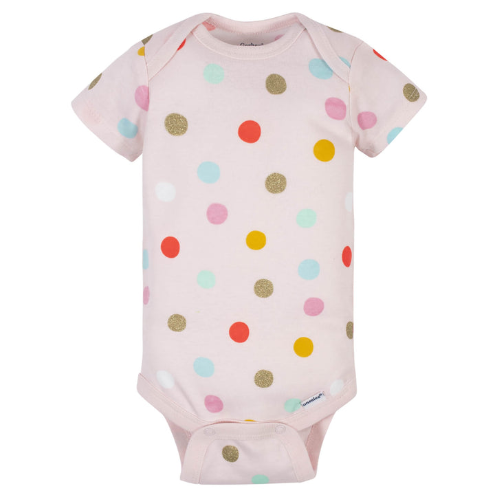 3-Pack Baby Girls Rainbow Onesies® Bodysuits
