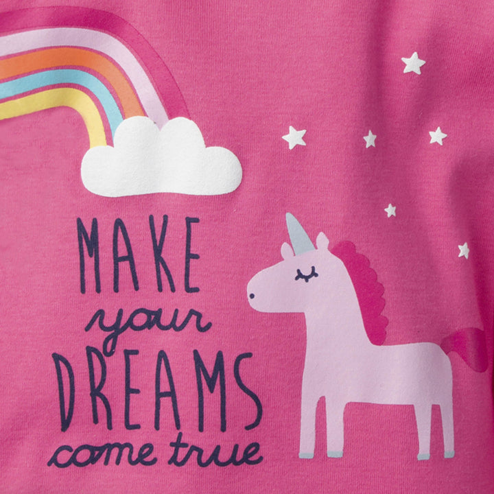 4-Piece Girls Cotton Pajamas - Dreams Come True-Gerber Childrenswear
