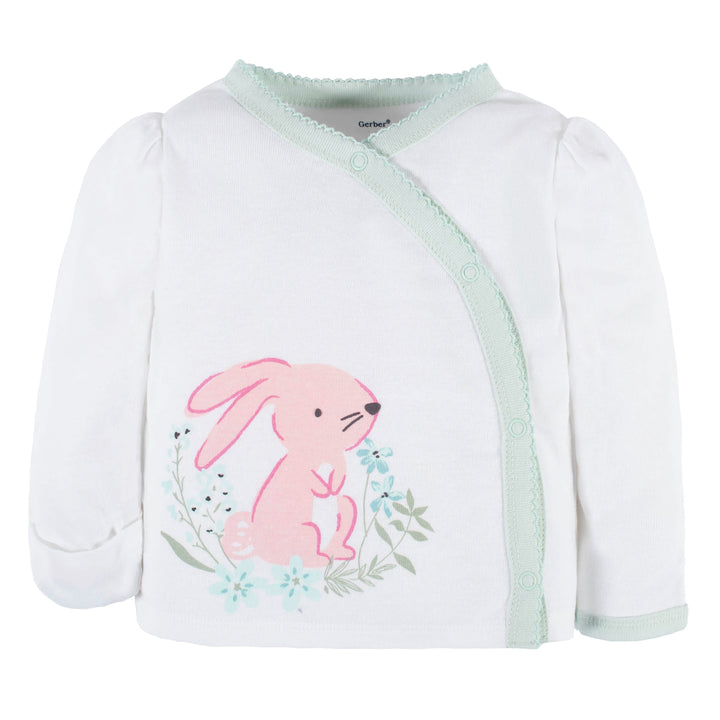 3-Piece Baby Girls Bunny Take Me Home Set-Gerber Childrenswear
