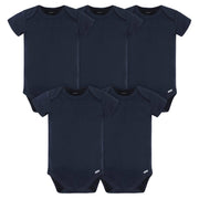 5-Pack Baby Navy Premium Onesies® Bodysuits-Gerber Childrenswear