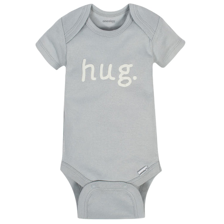 8-Pack Baby Neutral Words Onesies® Brand Bodysuits-Gerber Childrenswear