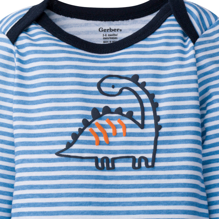 3-Piece Baby Boys Dino-Mite Onesies® Bodysuits & Pants Set-Gerber Childrenswear