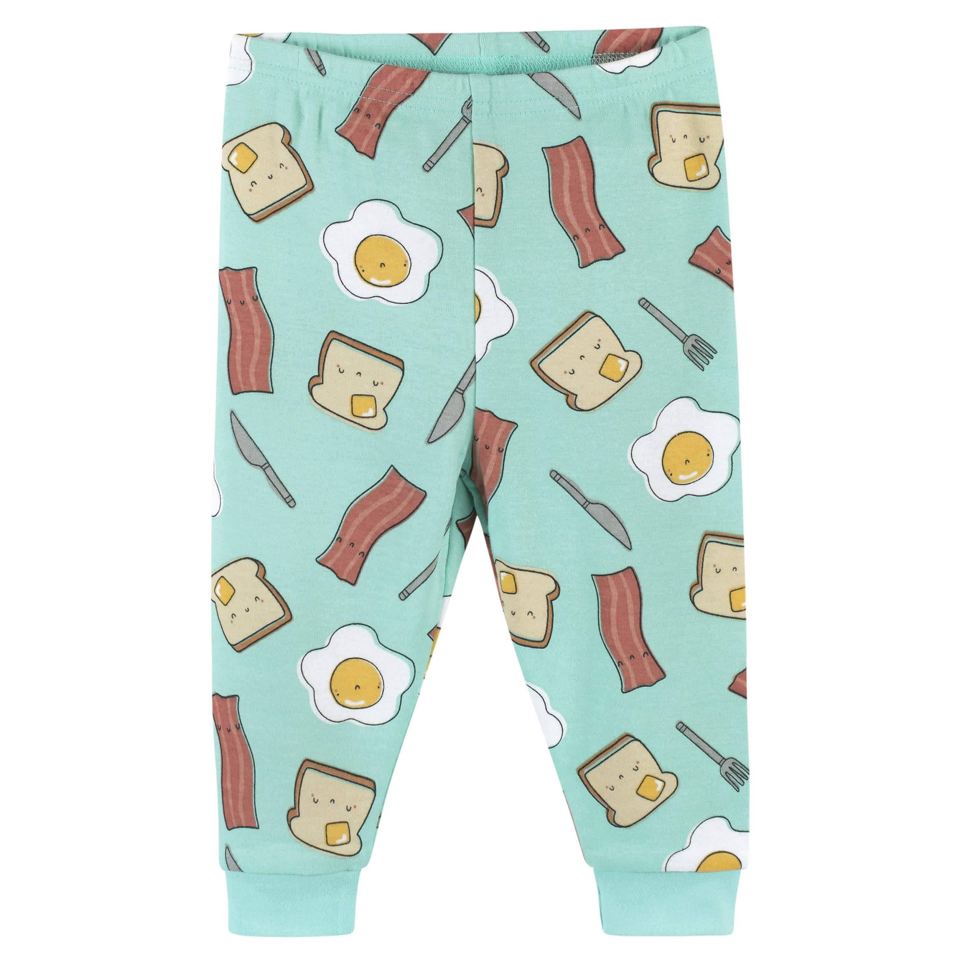 4-Piece Baby & Toddler Breakfast Snug Fit Cotton Pajamas-Gerber Childrenswear