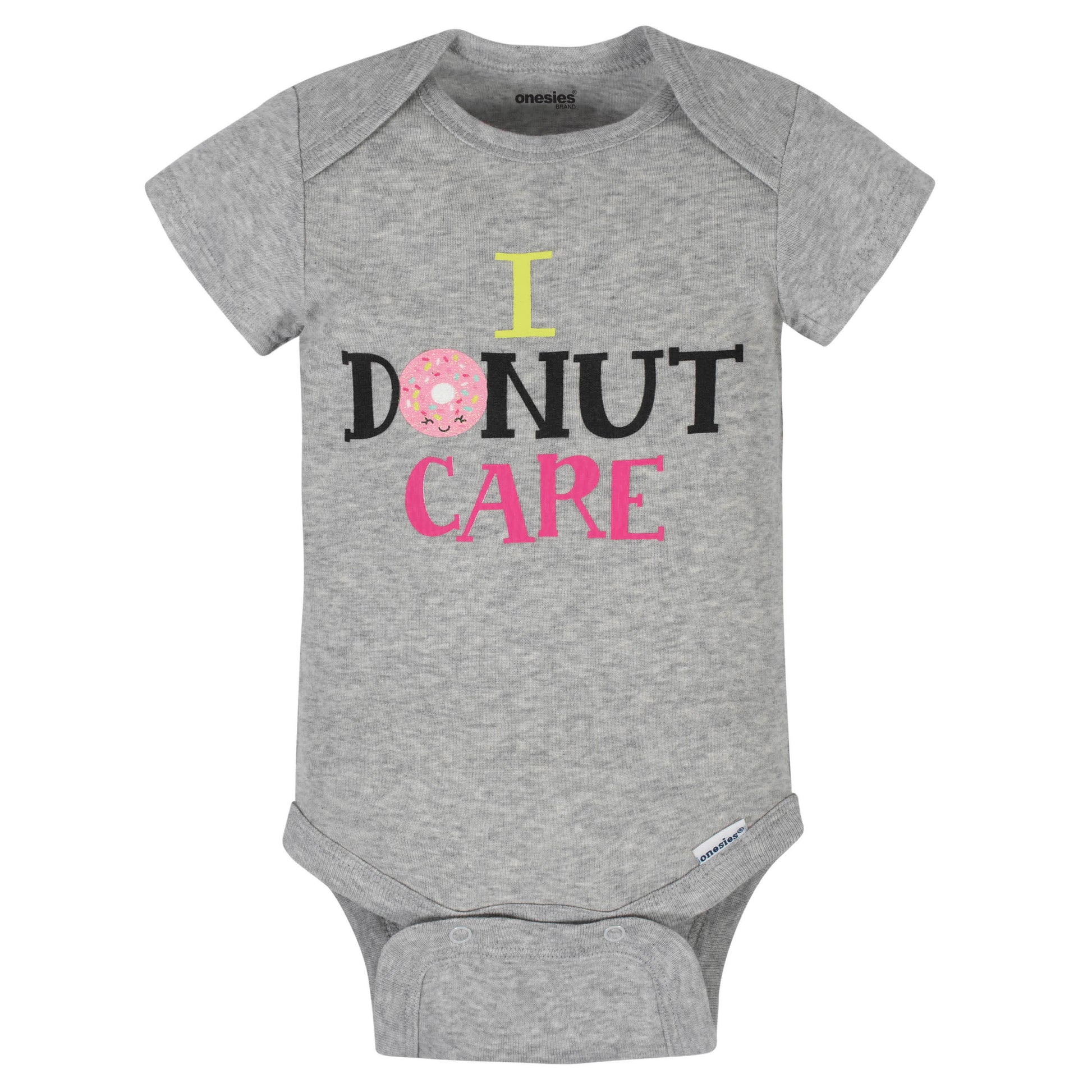 8-Pack Baby Girls Sweet Treats Onesies® Brand Bodysuits-Gerber Childrenswear