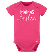 Baby Girls "Mama's Bestie" Short Sleeve Onesies® Bodysuit-Gerber Childrenswear