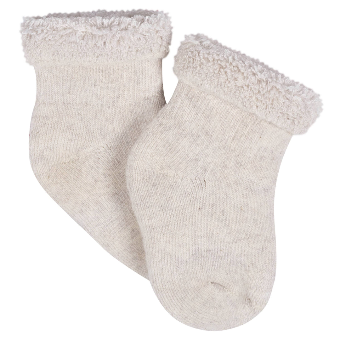 12-Pack Baby Neutral Happy Veggies Terry Wiggle Proof® Socks