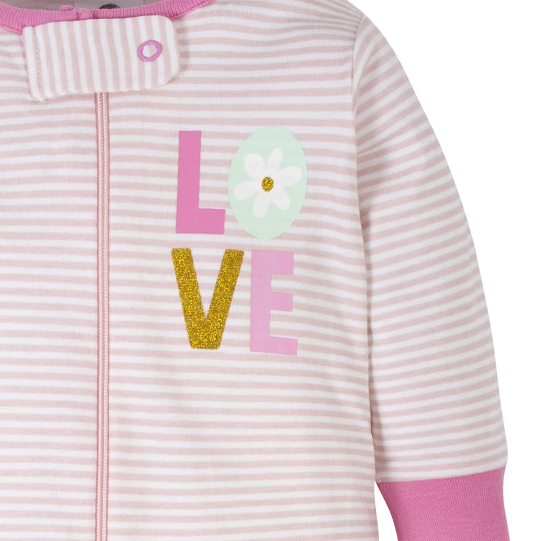 Baby Girls Love Sleep 'N Play-Gerber Childrenswear