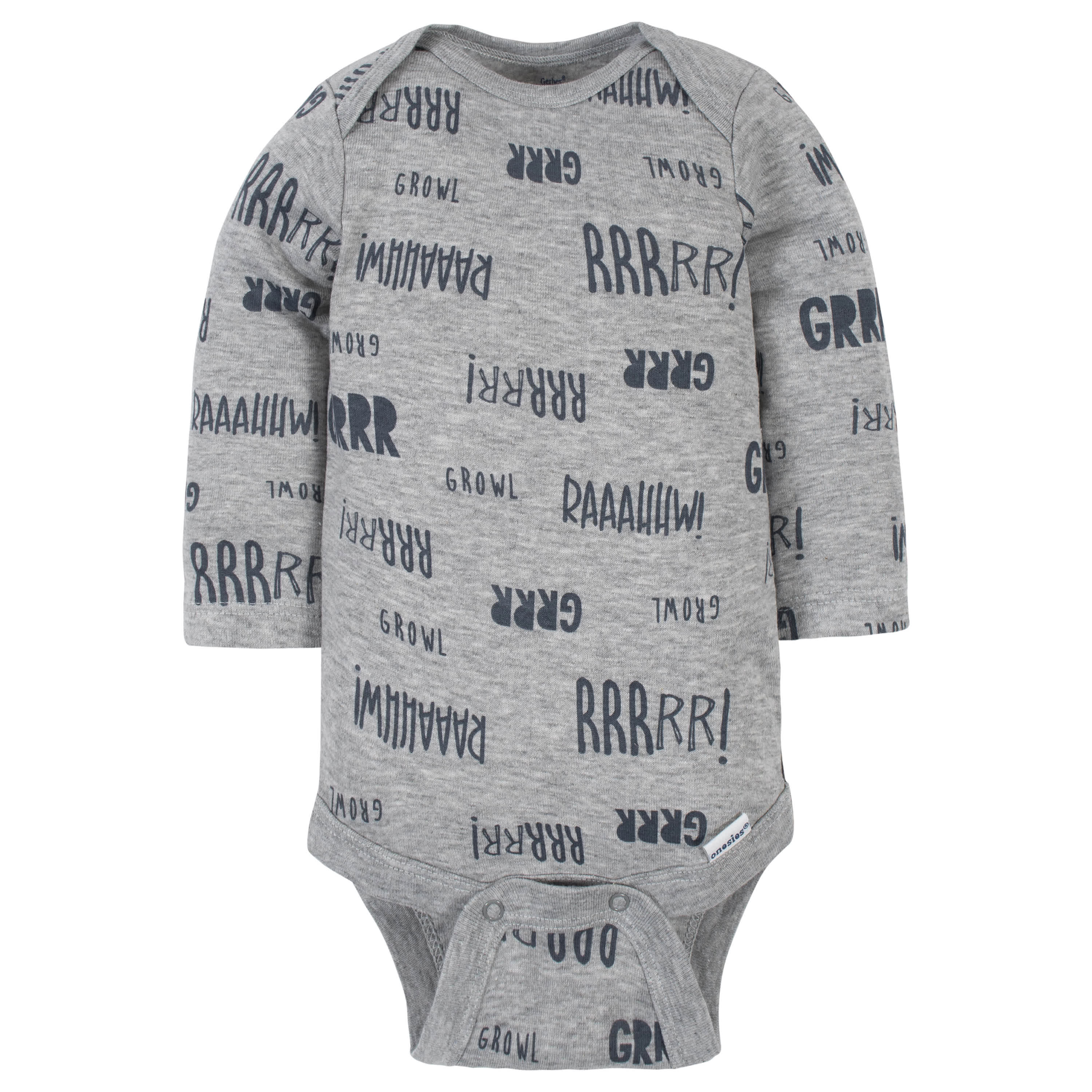 5-Pack Baby Boys Dino Long Sleeve Onesies® Bodysuits