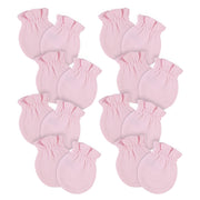 8-Pack Baby Neutral Light Pink No Scratch Mittens-Gerber Childrenswear