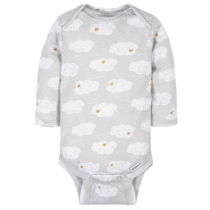 6-Pack Baby Neutral Sheep Long Sleeve Onesies® Bodysuits-Gerber Childrenswear