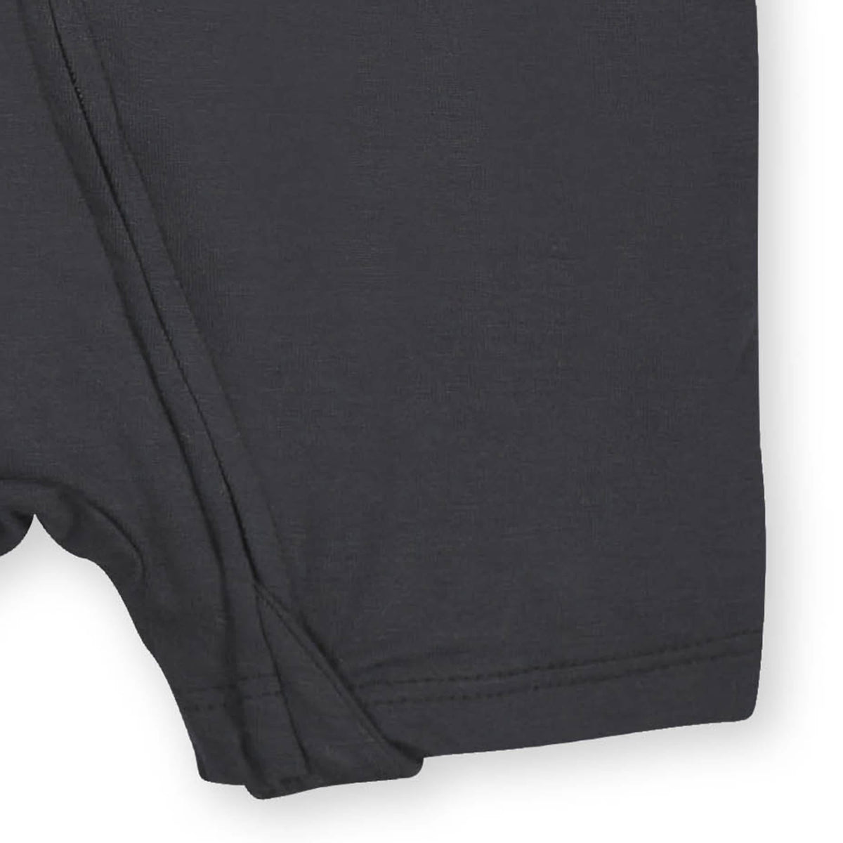 Baby Charcoal Buttery-Soft Viscose Made from Eucalyptus Snug Fit Romper