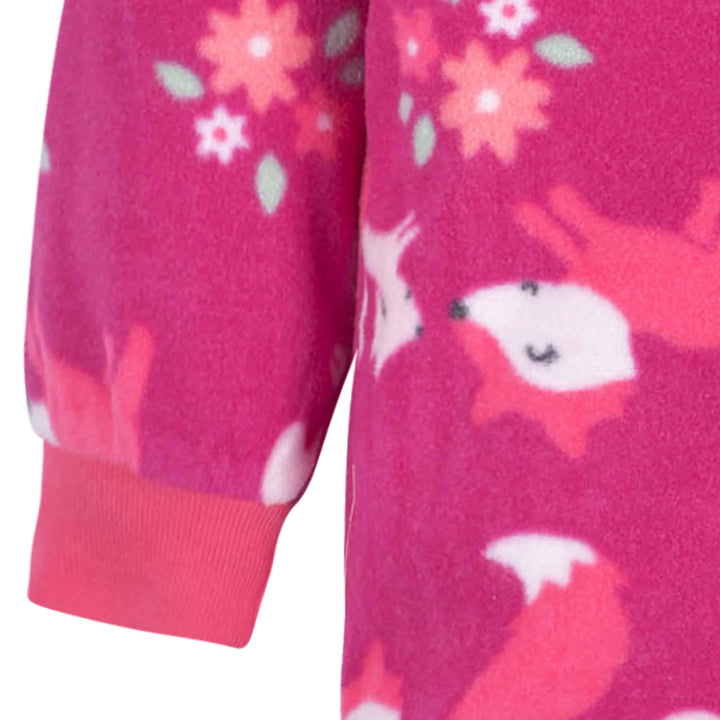 2-Pack Baby & Toddler Girls Pink Fox Fleece Pajamas