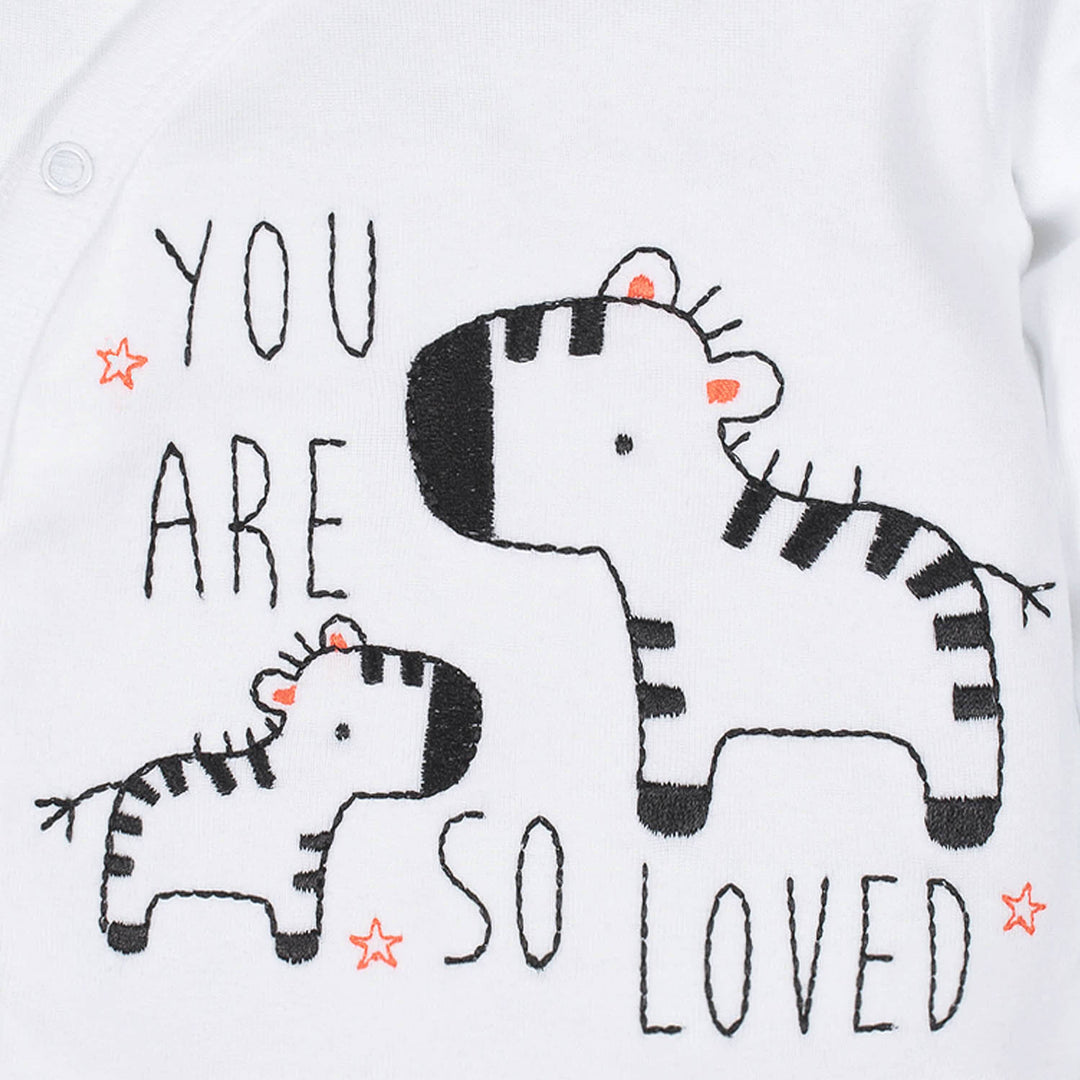 3-Piece Baby Neutral Zebra Organic Take-Me-Home Set-Gerber Childrenswear