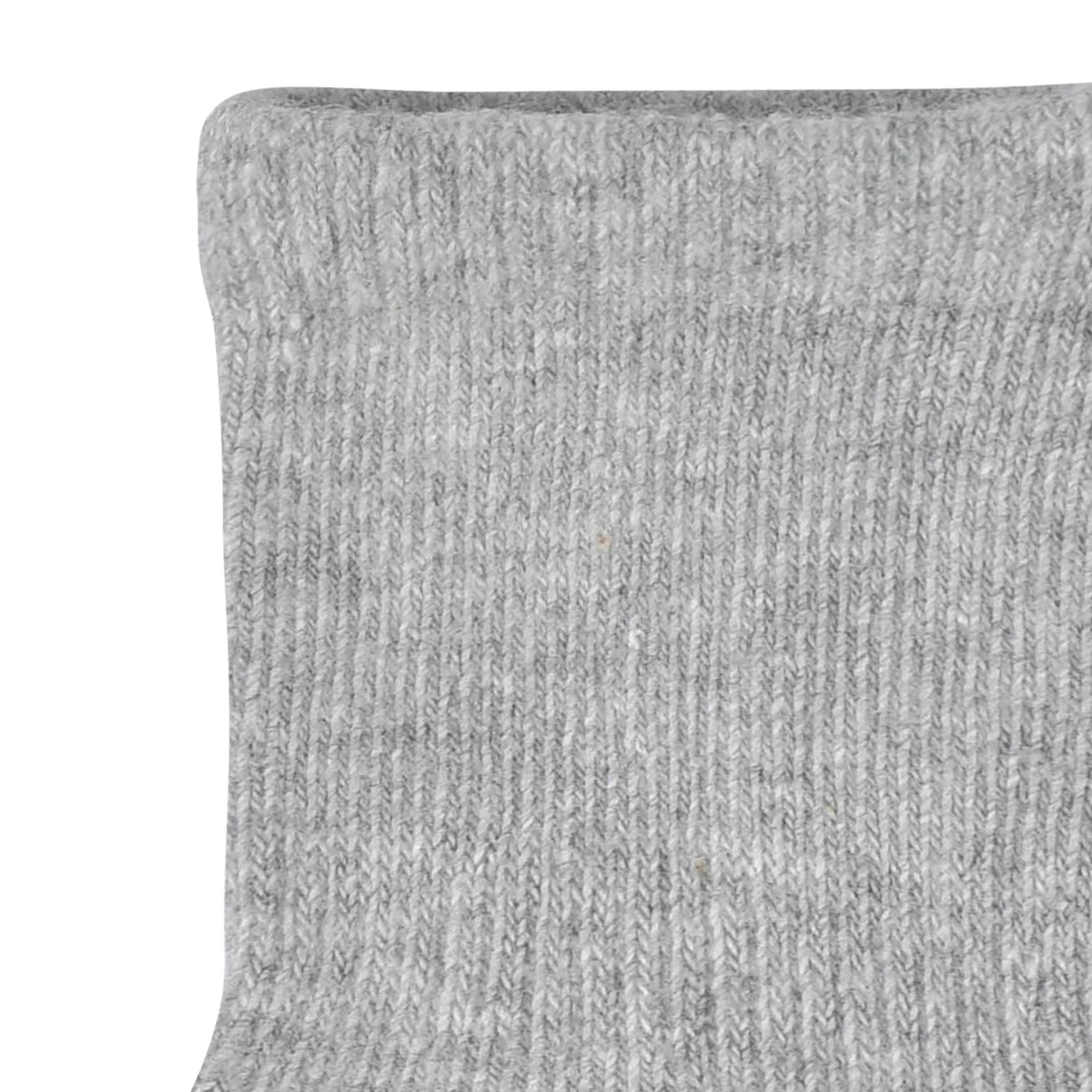 8-Pack Baby & Toddler Gray Heather Wiggle-Proof™ Jersey Crew Socks-Gerber Childrenswear