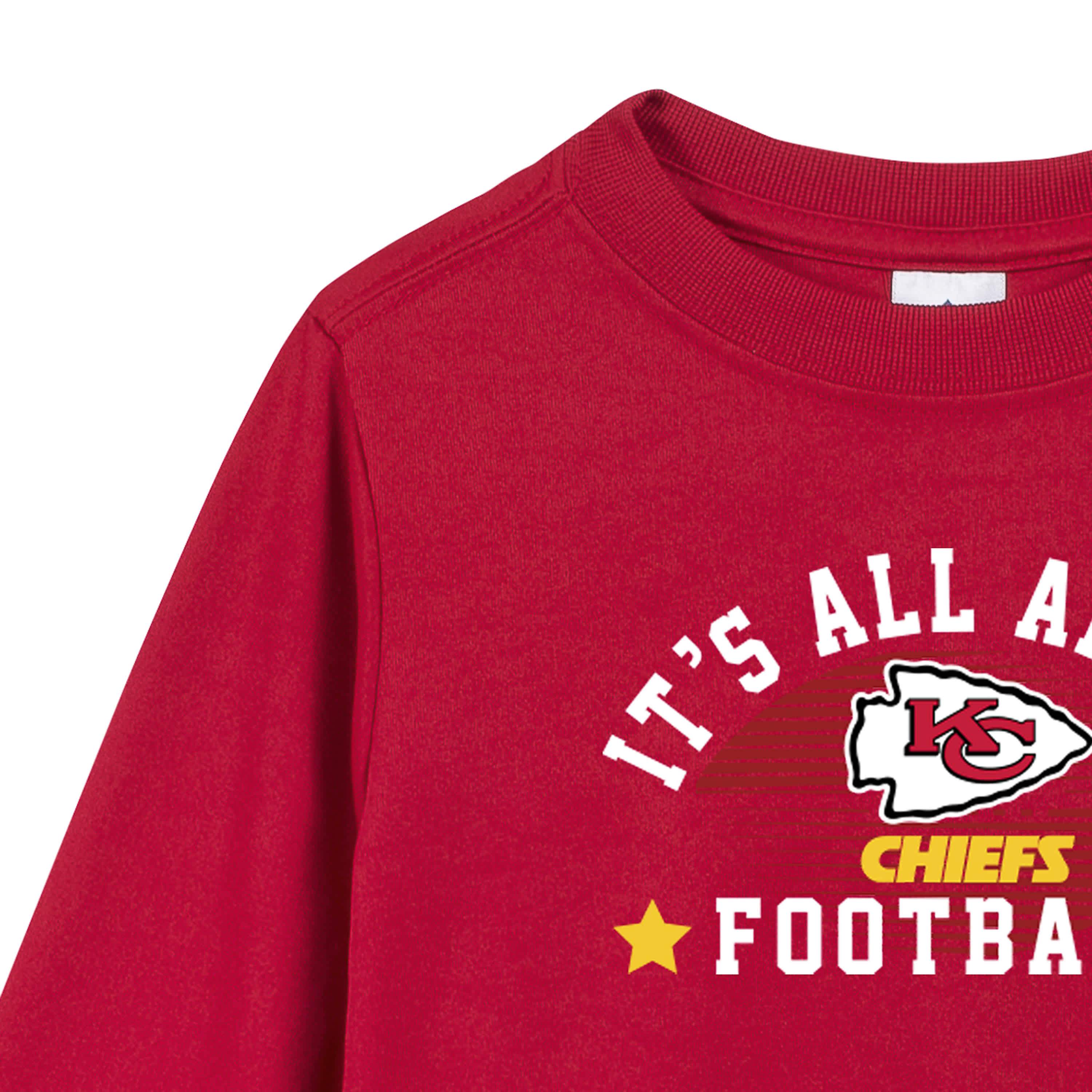 Kansas City Chiefs Baby & Toddler Boys Long Sleeve Tee Shirt-Gerber Childrenswear